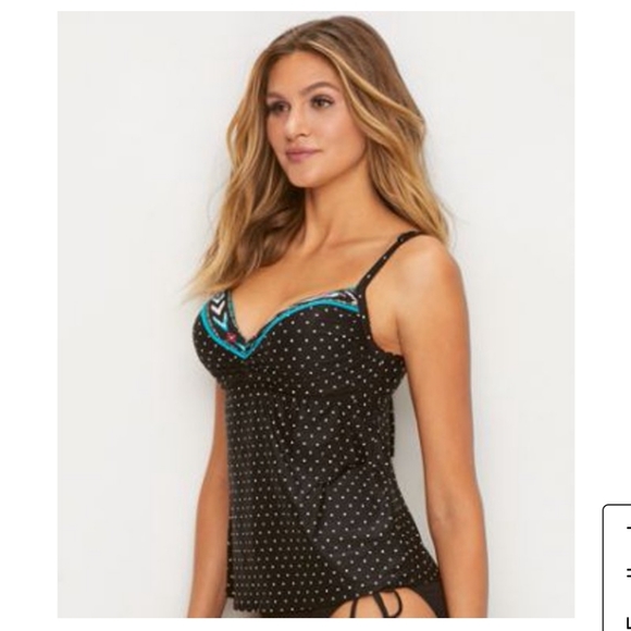 COCOA REEF BRA SIZE TANKINI SWIM TOP - Picture 2 of 12